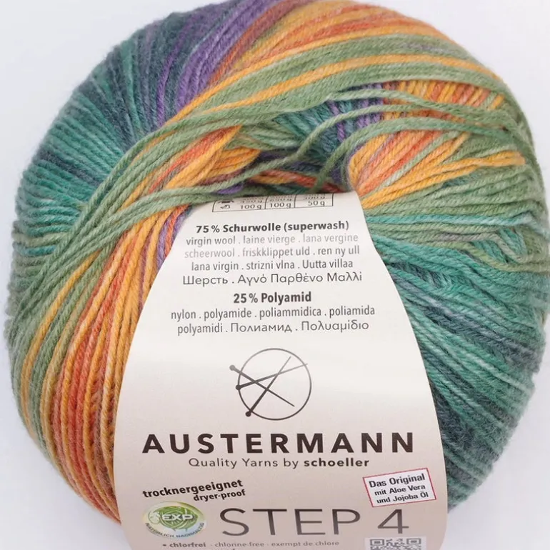 Austermann Step 4 ply, sukkalanka