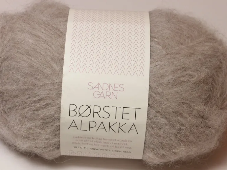Borstet Alpakka, Børstet Alpakka, Sandnes Garn