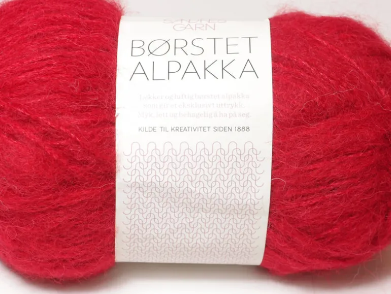 Borstet Alpakka, Børstet Alpakka, Sandnes Garn
