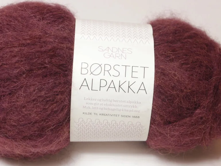Borstet Alpakka, Børstet Alpakka, Sandnes Garn