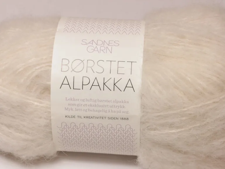 Borstet Alpakka, Børstet Alpakka, Sandnes Garn
