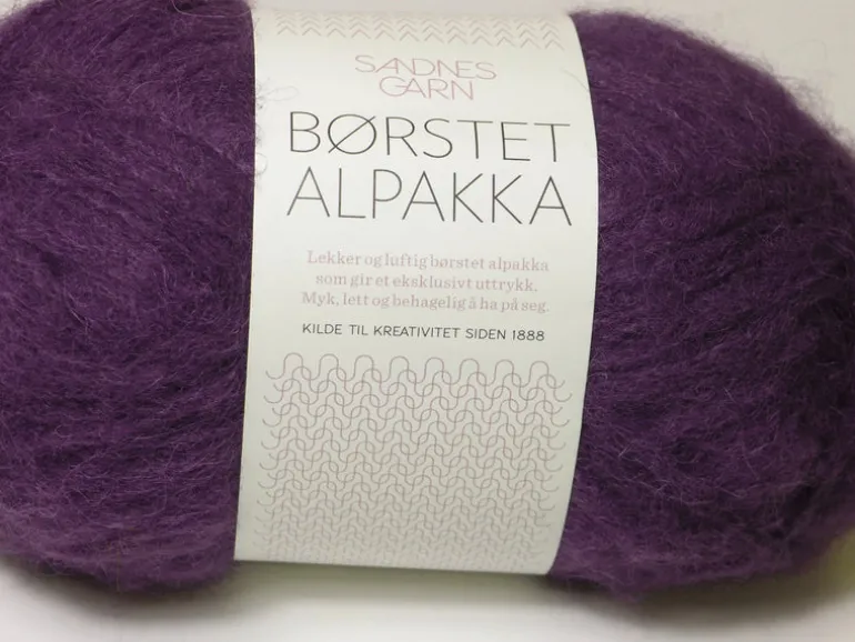 Borstet Alpakka, Børstet Alpakka, Sandnes Garn