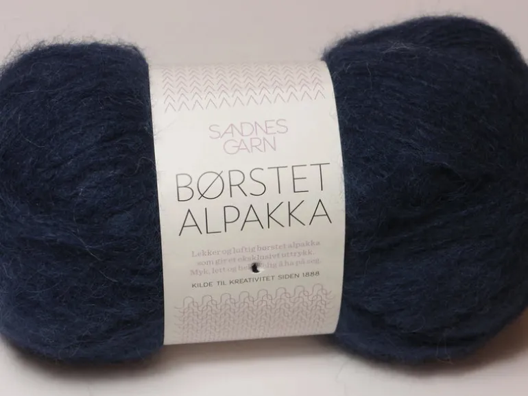 Borstet Alpakka, Børstet Alpakka, Sandnes Garn