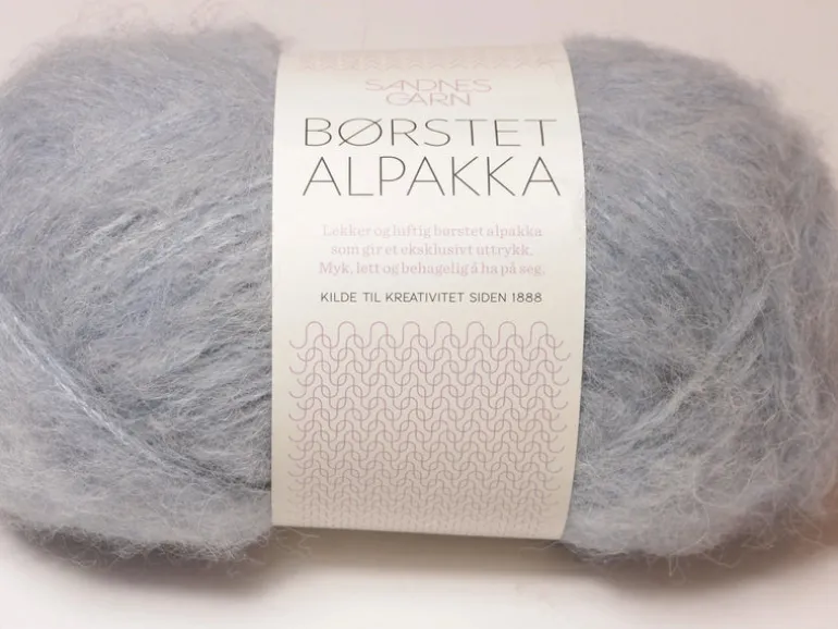 Borstet Alpakka, Børstet Alpakka, Sandnes Garn