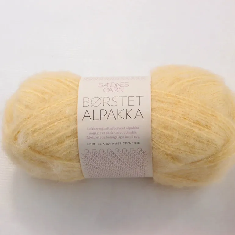 Borstet Alpakka, Børstet Alpakka, Sandnes Garn