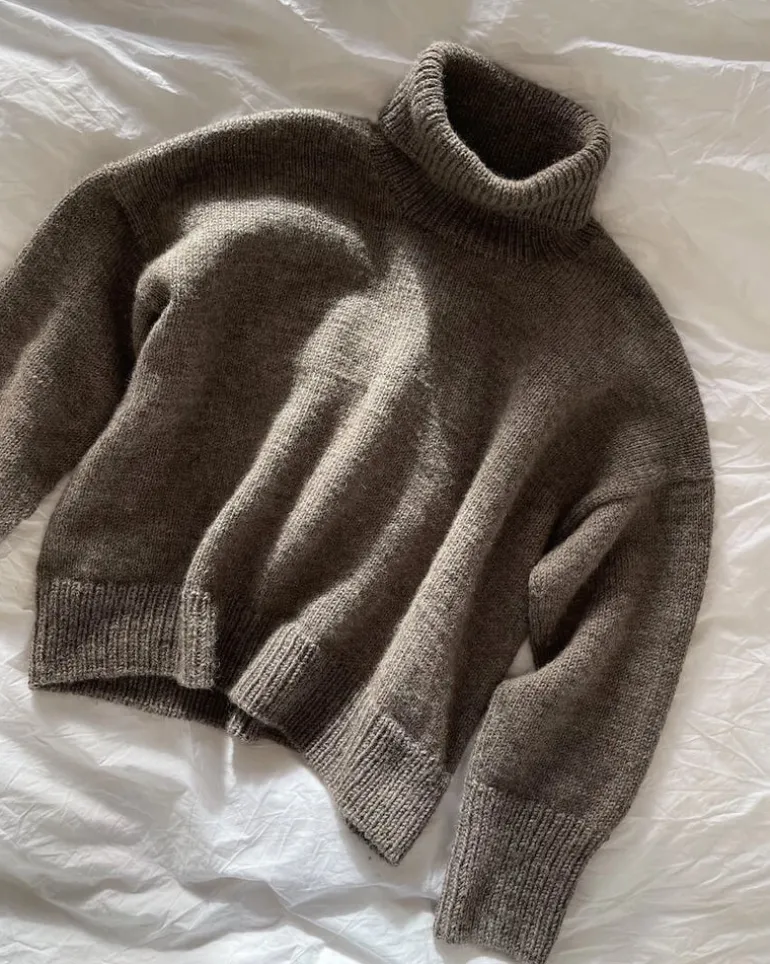 Chestnut Sweater by PetiteKnit, suomeksi in Finnish
