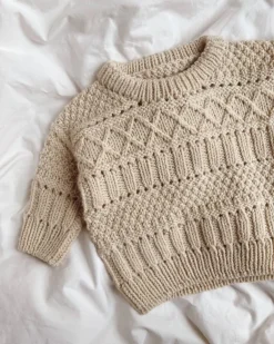 Ingrid Sweater Baby by PetiteKnit, in English