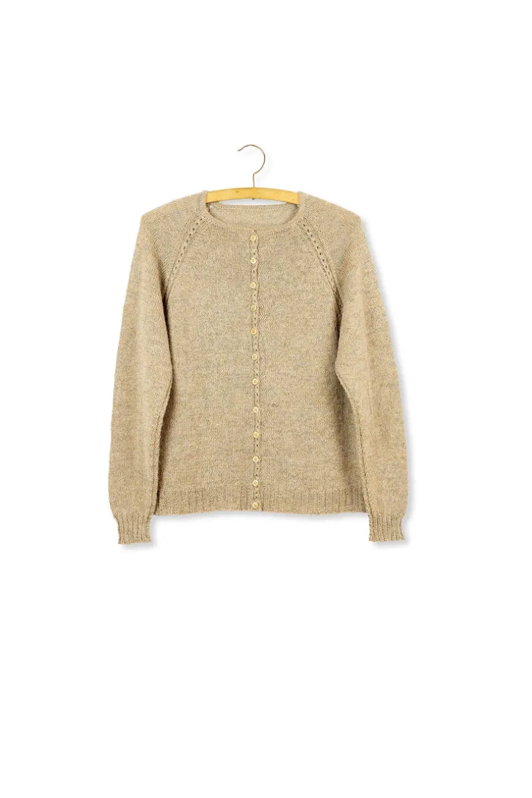 Isager Helga's Cardigan, printed knitting pattern