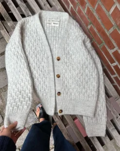 Jenny Jacket V-neck by PetiteKnit, in English