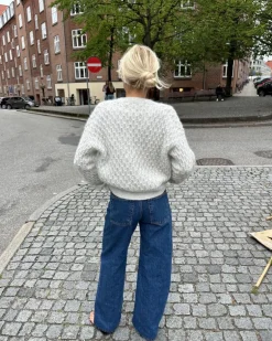 Jenny Jacket V-neck by PetiteKnit, in English
