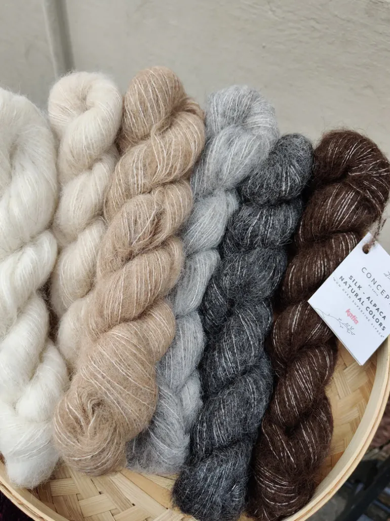 Katia Silk Alpaca Natural Colors
