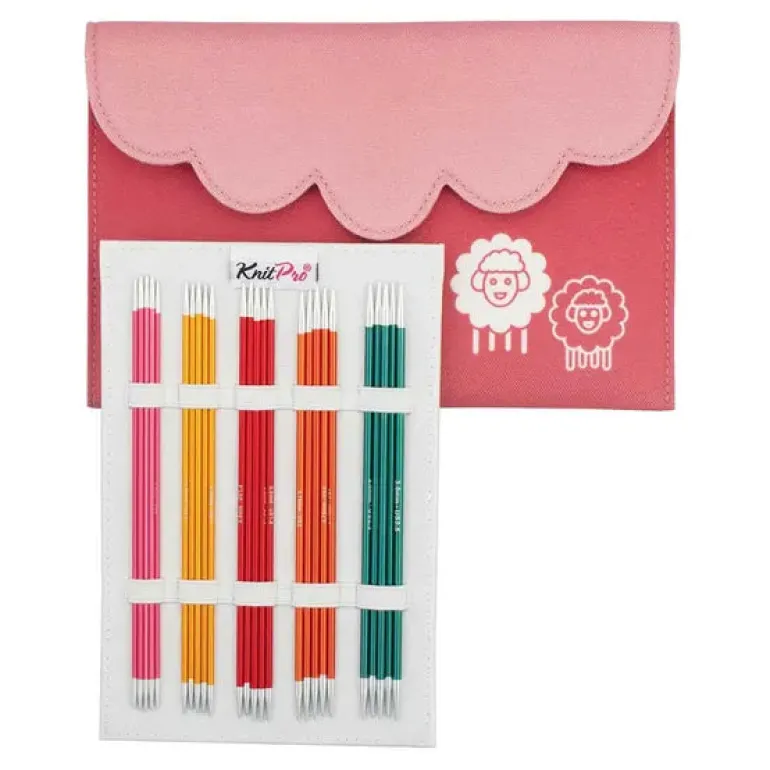 KnitPro Deluxe sukkapuikkosetti 15 cm, 2-4 mm