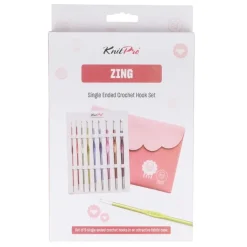 KnitPro Zing virkkuukoukkusetti 2-6 mm