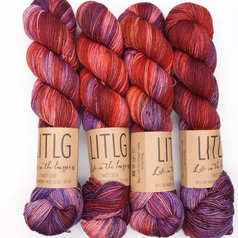 Life in the Long Grass Twist Sock Merino