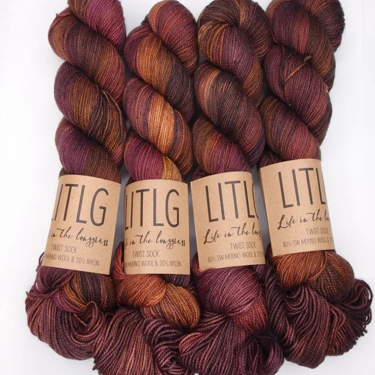 Life in the Long Grass Twist Sock Merino