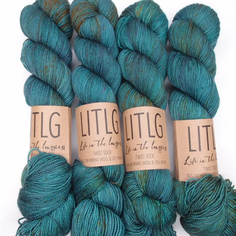 Life in the Long Grass Twist Sock Merino