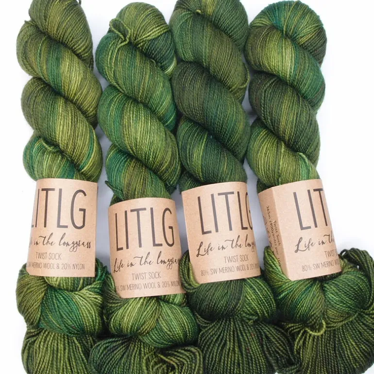 Life in the Long Grass Twist Sock Merino