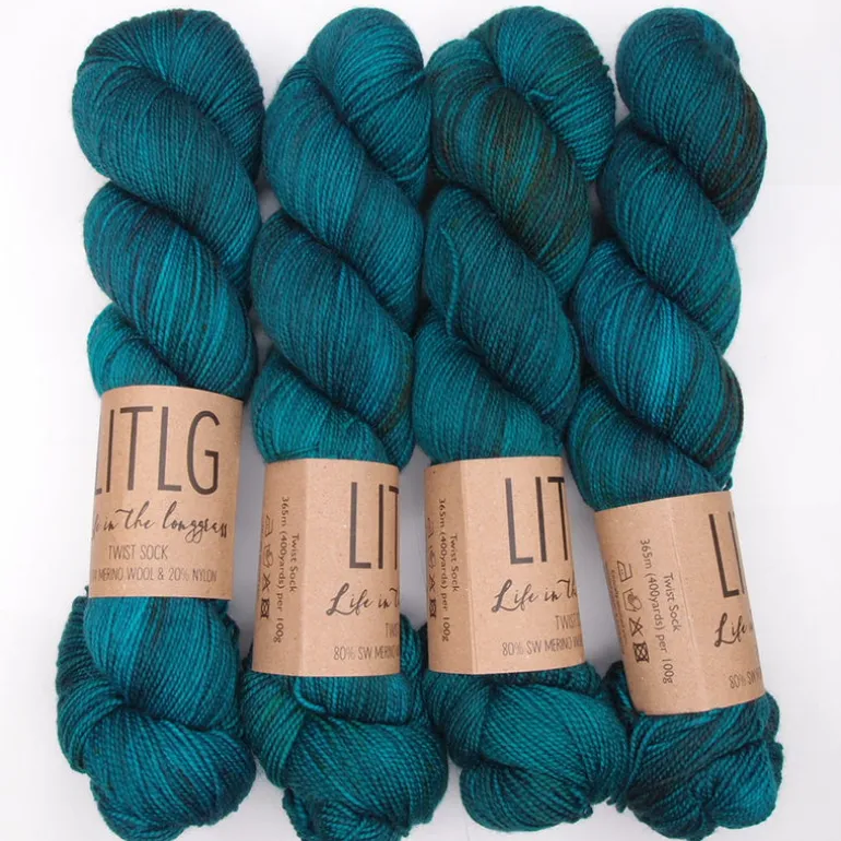Life in the Long Grass Twist Sock Merino