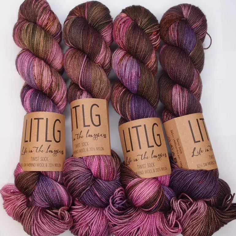 Life in the Long Grass Twist Sock Merino