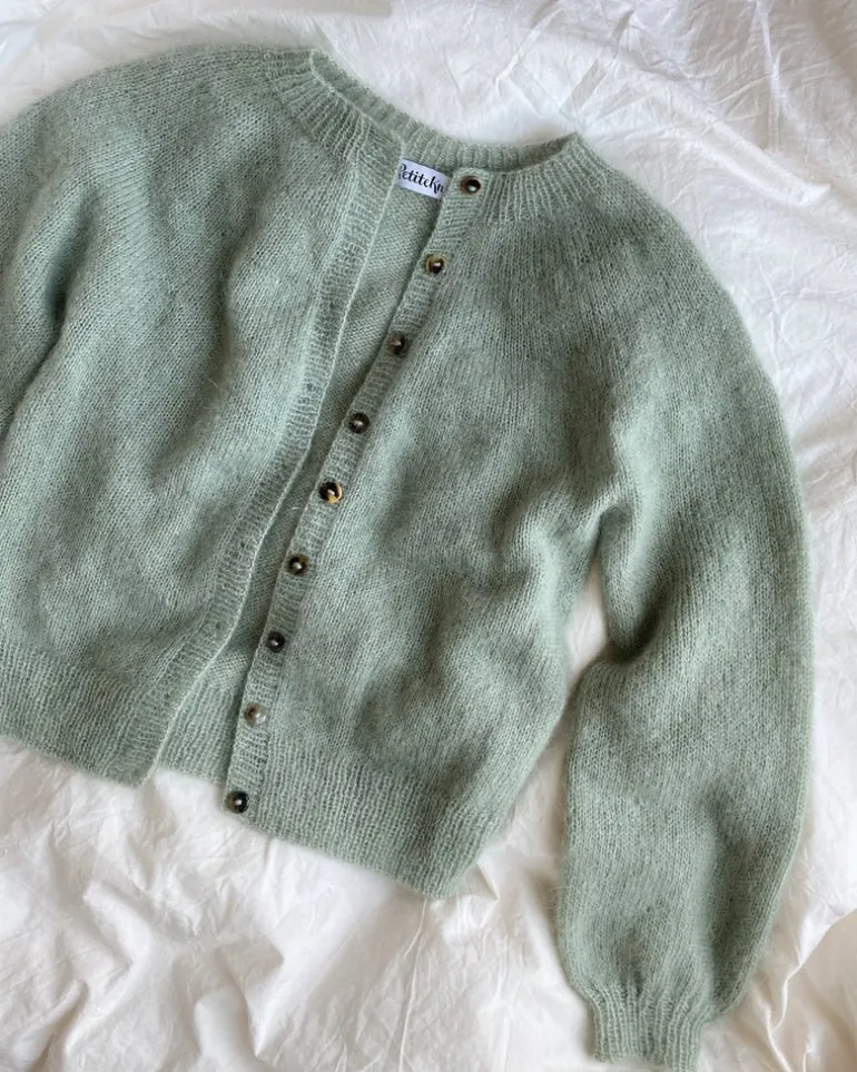Novice Cardigan, Mohair Edition by PetiteKnit, in English