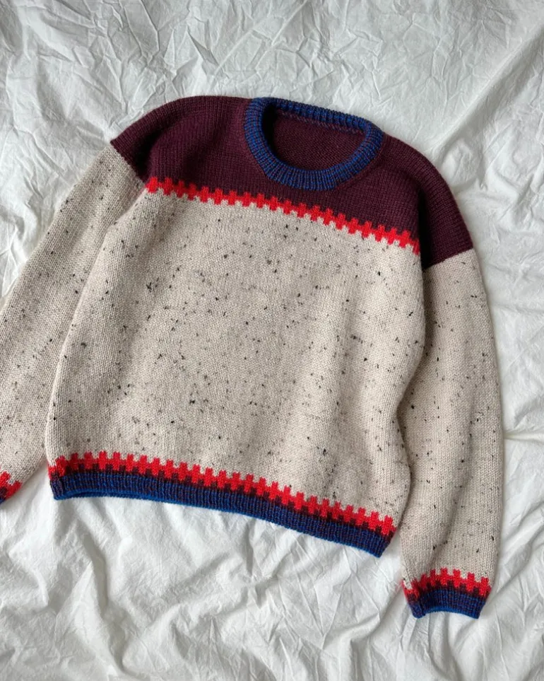 PetiteKnit Cross Sweater, English