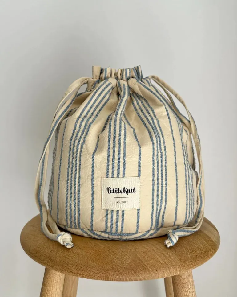 PetiteKnit projektikassi Striped Seersucker