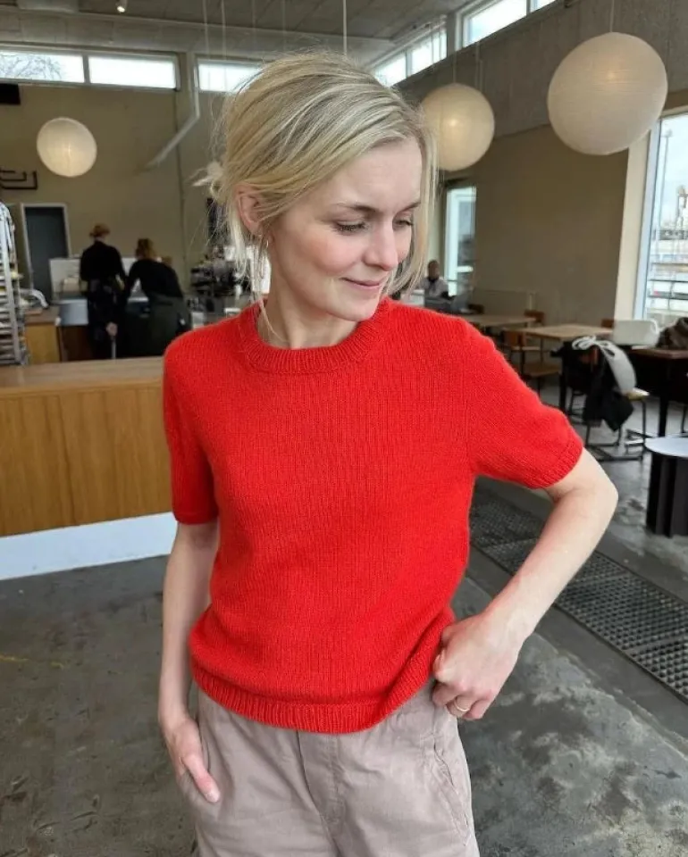 Poppy Tee by PetiteKnit, suomeksi in Finnish