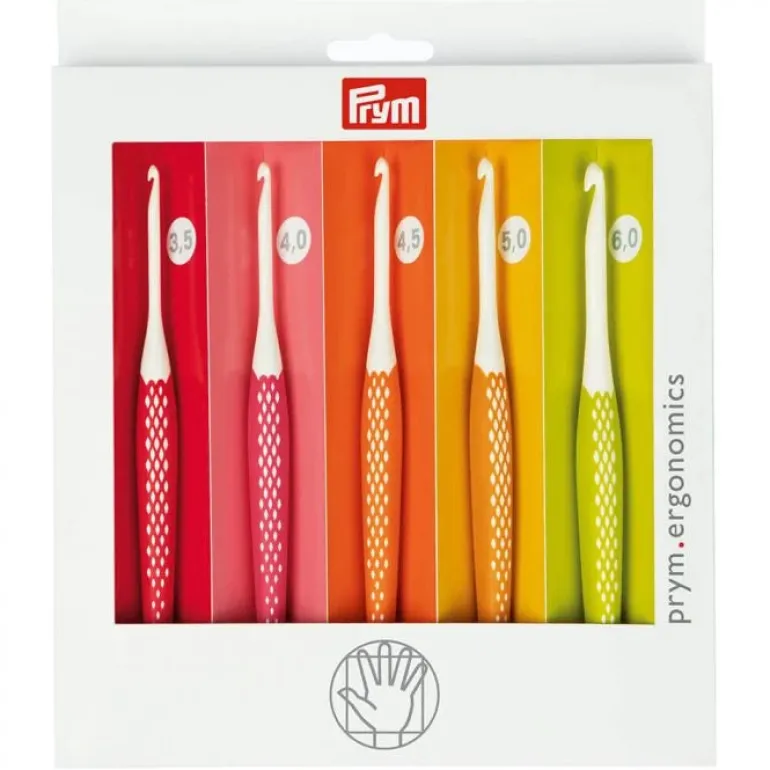 Prym ergonominen virkkuukoukkusetti