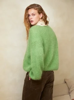 Sandnes Garn 2402_03 Facile Sweater Ballerina Chunky Mohair / English