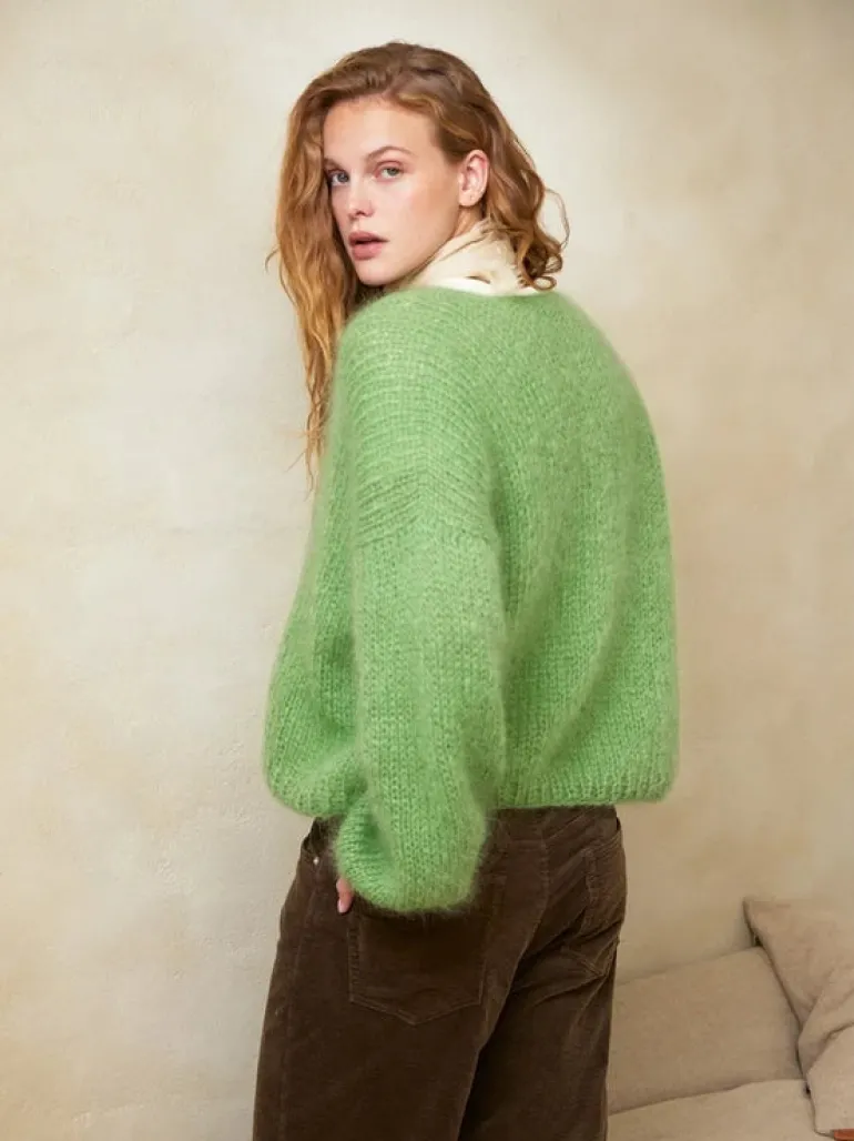 Sandnes Garn 2402_03 Facile Sweater Ballerina Chunky Mohair / English