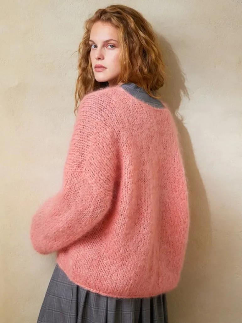 Sandnes Garn 2402_04 Facile Sweater Ballerina Chunky Mohair / Suomeksi