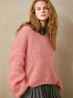 Sandnes Garn 2402_04 Facile Sweater Ballerina Chunky Mohair / English
