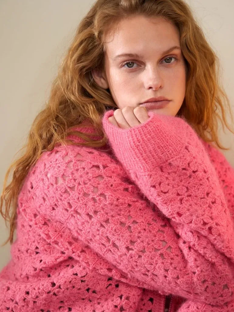 Sandnes Garn 2403_09 Fleur Cardigan / suomeksi
