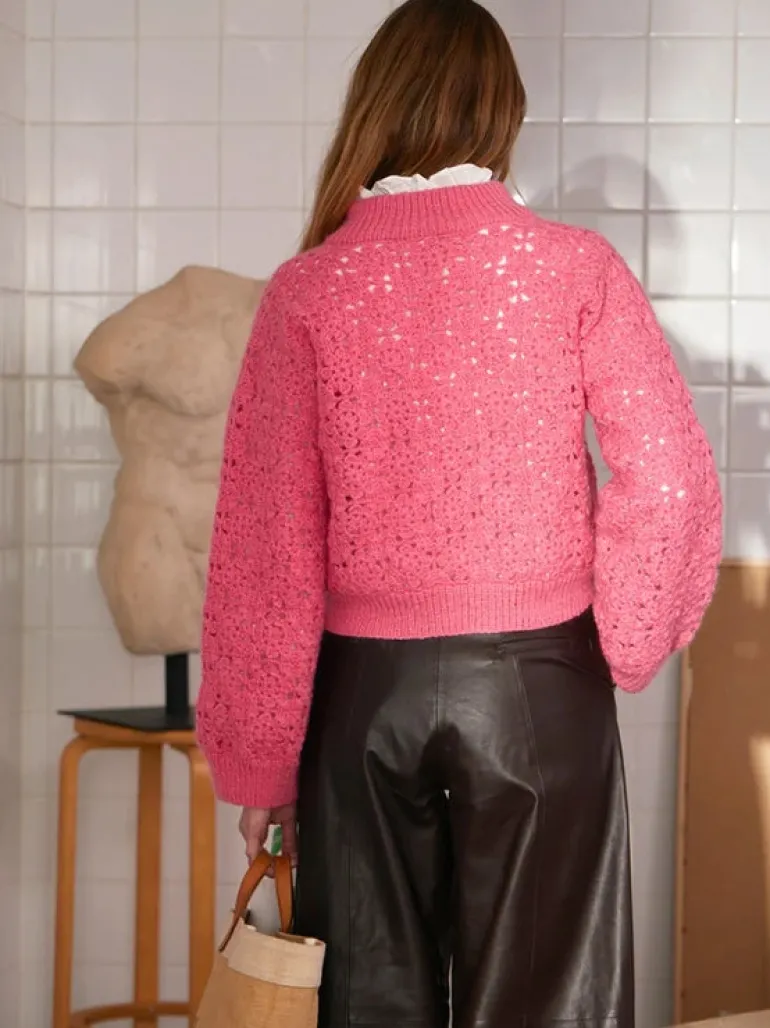 Sandnes Garn 2403_09 Fleur Cardigan / suomeksi