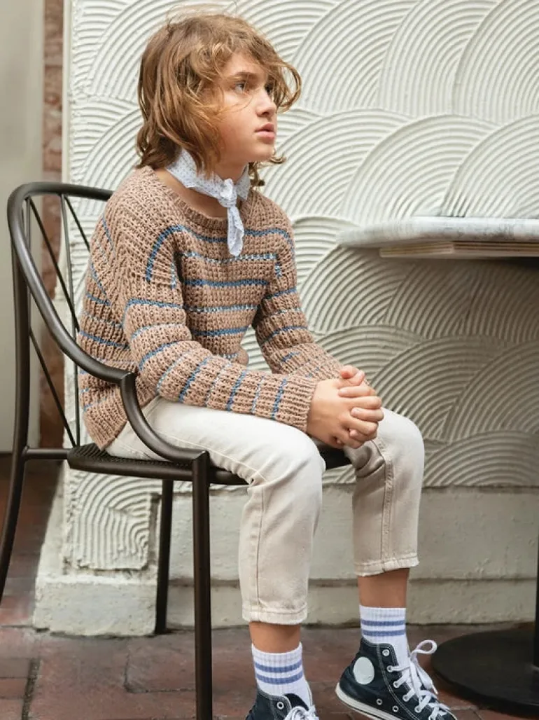 Sandnes Garn 2405_03 Sebbe Sweater Junior, English