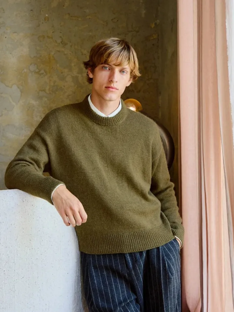 Sandnes Garn 2412_01 William Sweater Man, English
