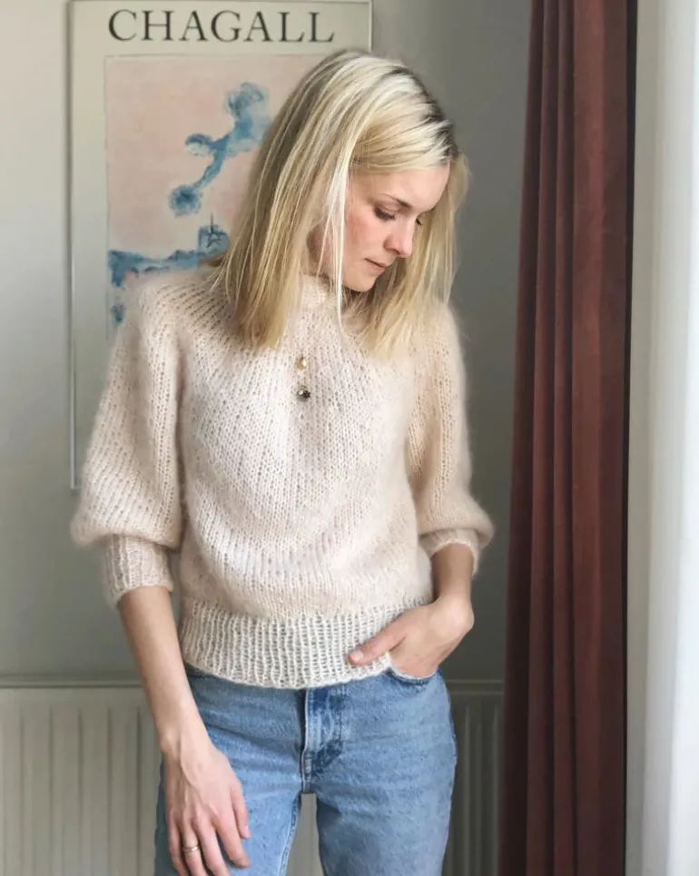 Saturday Night Sweater by PetiteKnit, in English