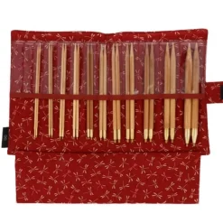 Seeknit Interchangeable Circular Standard Set Nordic 2,5-10 mm bambu, 14 cm