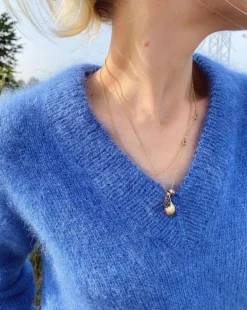 Stockholm Sweater V-Neck by PetiteKnit, in English