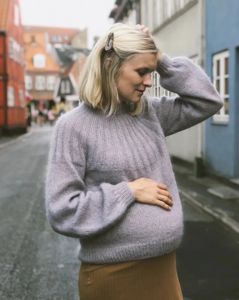 Sunday Sweater- Mohair Edition- by Petiteknit, in English
