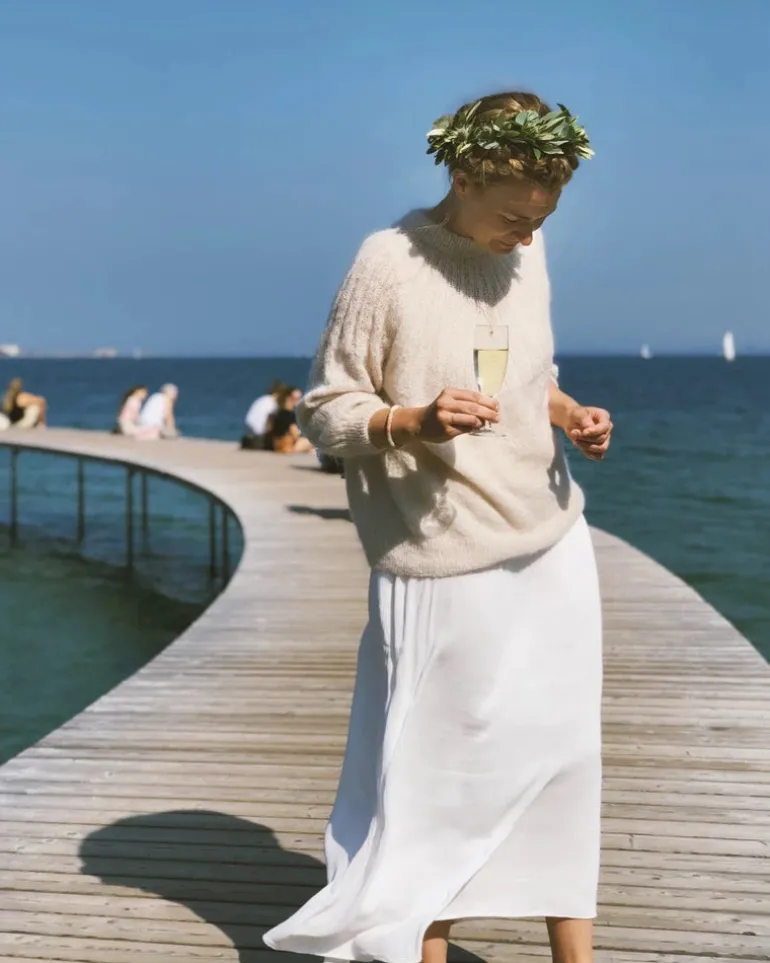 Sunday Sweater- Mohair Edition- by Petiteknit, in English