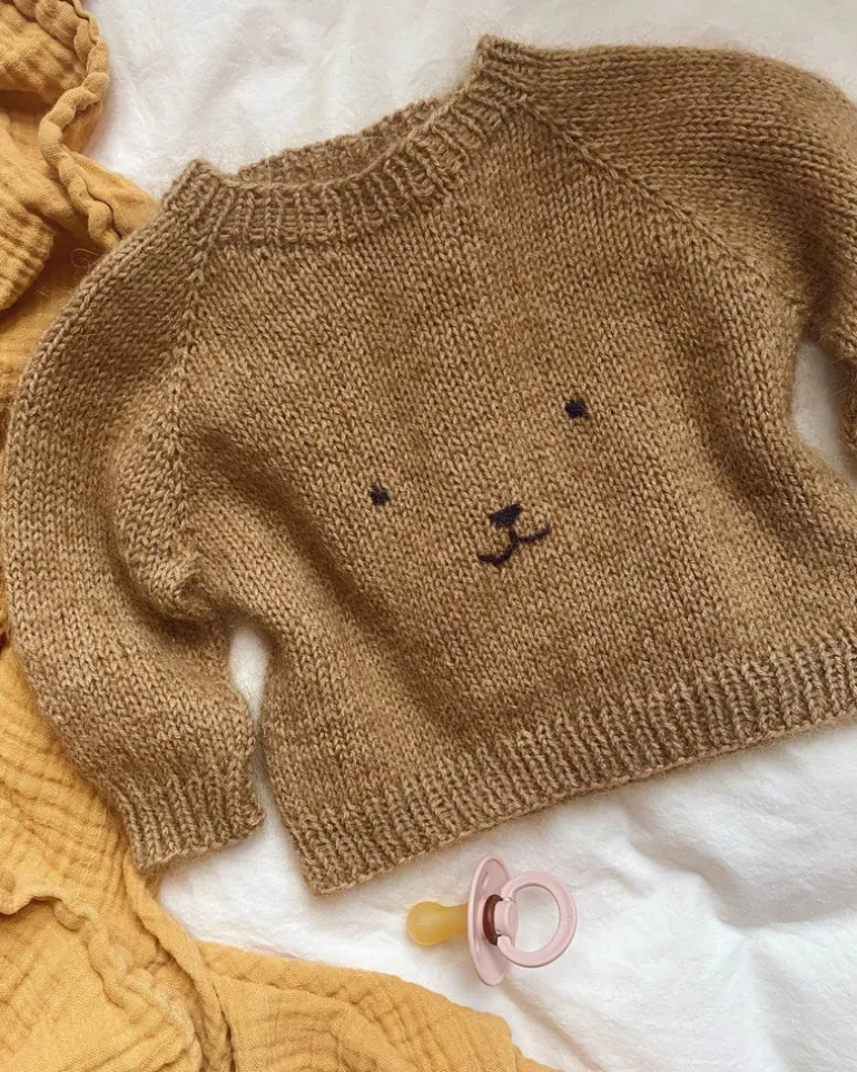 Teddy Bear Sweater by PetiteKnit, in English