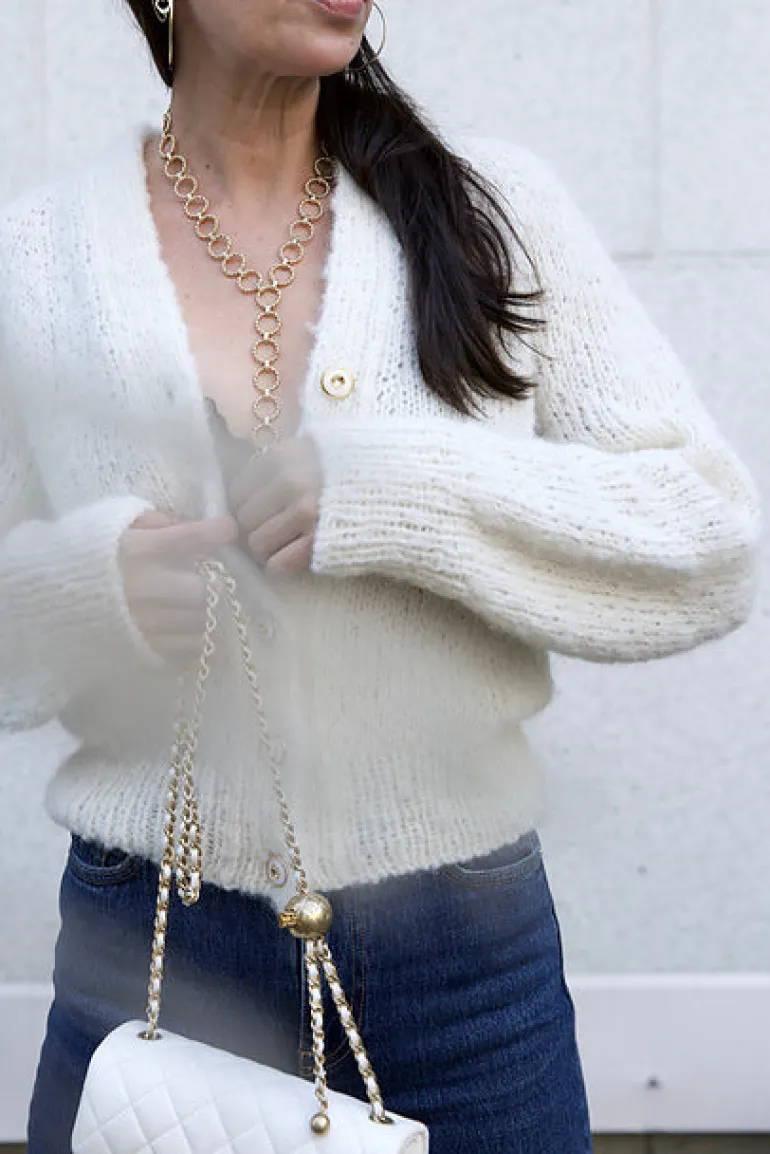 Utu Cardigan by Leeni Hoimela, in english