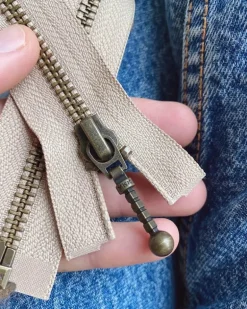 Vetoketju 35 cm Zipper Sweater, PetiteKnit