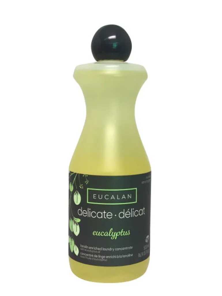 Villanpesu ja -hoitoaine Eucalan Eucalyptus, 500ml