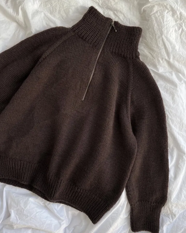 Zipper Sweater Light, PetiteKnit, in English