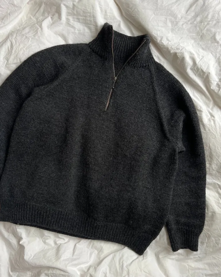 Zipper Sweater Light, PetiteKnit, in English