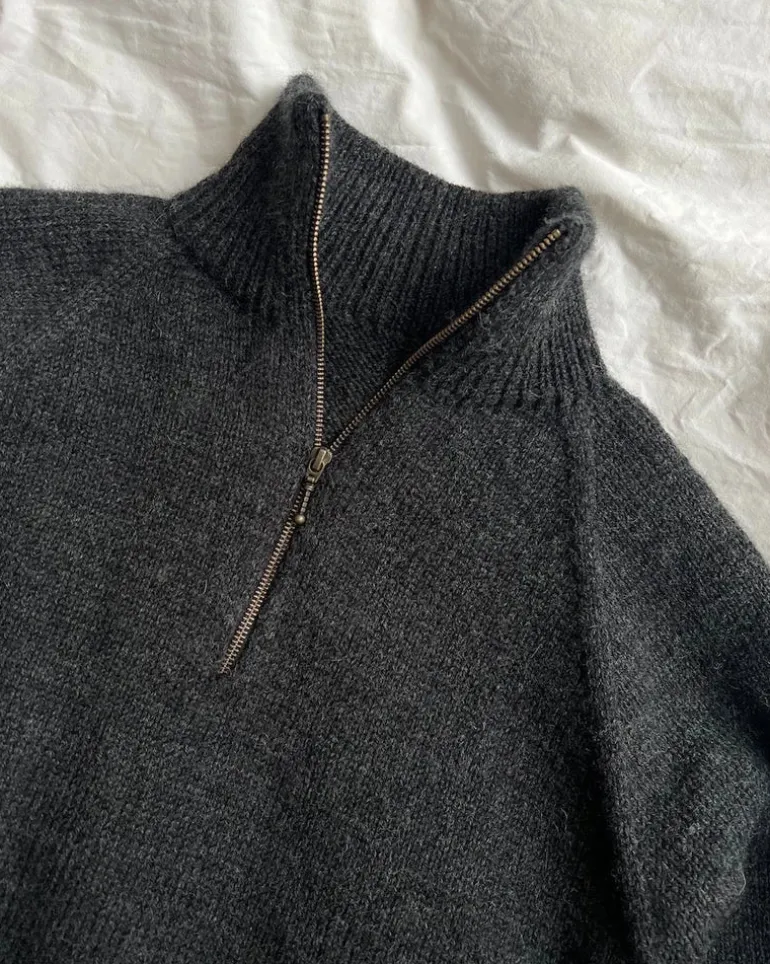 Zipper Sweater Light, PetiteKnit, in English